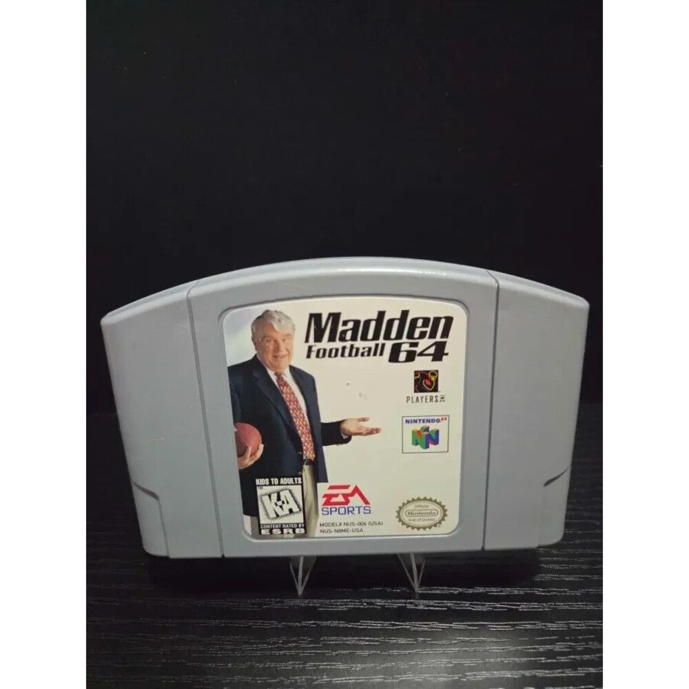Madden Football 64 for Nintendo N64 Cart Authentic & Tested